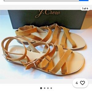 J. Crew leather sandals